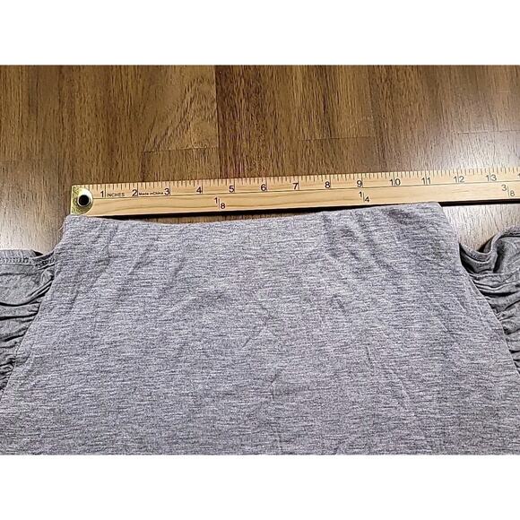 Fashion Nova Ready To Go Bodycon Skirt XS Light Gray Tie Waist EUC - Picture 7 of 9